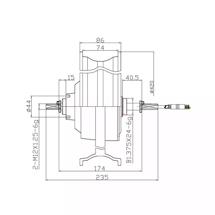 WheelsAlloy fat wheel 20x4.0-02